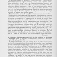 0380 - Page 374 - Analyses des principaux travaux reçus en décembre 1934. Contribution à l'étude de la syphilis non reconnue, par A. A. Alavdine. Sovietsky Vestnik Venerologii i Dermatologii, 1934 / Le traitement des bubons chancrelleux par les protéines et les boues minérales, par P. E. Massloff. Sovietsky Vestnik Venerologii i Dermatologii, 1934