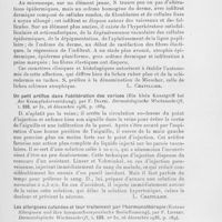 0315 - Page 315 - Analyses des principaux travaux reçus en décembre 1936. Pour servir à la connaissance du lichen scléreux atrophique (Zur kenniniss des Lichen sclerosus atrophicans par Weissfleckenkrankheit), par M. Schubert, dermatologische wochenschrift / Un petit artifice dans l'oblitération des varices (Ein klein kunstgriff bei der krampfaderverödung), par F. Diatel. Dermatologische wochenschrift / Les allergoses cutanées et leur traitement par l'hormonothérapie (Kutane allergosen und ihre hormontherapeutische beeinflussung), par F. Lippert. Dermatologische wochenschrift