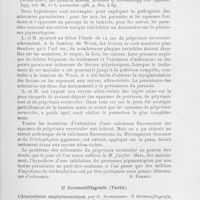 0323 - Page 323 - Analyses des principaux travaux reçus en décembre 1936. L'érysipéloïde staphylococcique, par G. Sannicandro. Il dermosifilografo