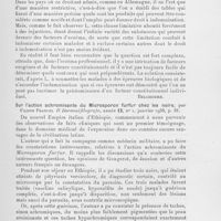 0423 - Page 423 - Analyses des principaux travaux reçus en janvier 1937. Considérations sur les eczémas professionnels, par Levi. Il dermosifilografo / Sur l'action achromisante du microsporon furfur chez les noirs, par Filippo Franchi. Il dermosifilografo, 1936