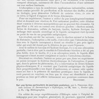 0512 - Page 512 - Analyses des principaux travaux reçus en février 1937. Sur l'« adsorption » du virus de la poradénite inguinale, par A. Midana. Giornale italiano di Dermatologia e sifilologia, février 1937 / Sur une forme particulière de psoriasis pustuleux, par L. Perruccio. Giornale italiano di Dermatologia e Sifilologia, février 1937