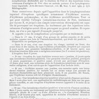 0512 - Page 510 - Analyses. 18c. — Maladie de Nicolas-favre (Complications). C. E. Sonck. — Lieber erythema nodosum und andere durch intrakutane bzw. Intravenöse frei-antigen injektionen (Etc) bei lymphogranuloma inguina le ausgelöste komplikationen (Un érythème noueux et d'autres complications déclenchés par la réaction de Frei et des injections intraveineuses d'antigène de Frei chez un malade porteur d'un lymphogranulome inguinal). Acta dermato-venereol., 1940