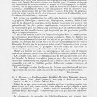 0048 - Page 46 - Analyses. Troubles de la nutrition. Vivarelli. — La gangrène diabétique. Giornale italiano di dermatologia e sifilologia, avril 1940 / D. S. Mitchell. — Xanthomatosis (Schüller-Christian Disease). Americ. Derm. Assoc. Clinic. Meet. Quebec, in arch. of derm. And syph, février 1940