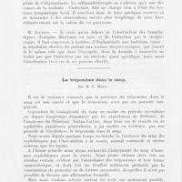 0110 - Page 108 - Société française de dermatologie et de syphiligraphie. Séance du 8 janvier 1942. Eléphantiasis de la face guéri par les sulfamides, par M. G. Milian / Le tréponème dans le sang, par M. G. Milian