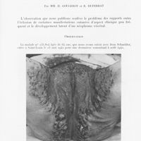 0195 - Page 193 - Travaux originaux. Dermatose verruqueuse " monitrice " d'un cancer viscéral, par Mm. H. Gougerot et B. Duperrat