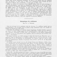 0511 - Page 509 - Société française de dermatologie et de syphiligraphie. Séance du 10 décembre 1942. Présentation de malades. Atrésie récidivante du méat par Sclérodermie du gland chez un syphilitique latent, par Mm. A. Touraine, G. Solexte et R. Jame / Génétique du rutilisme, par M. A. Touraine