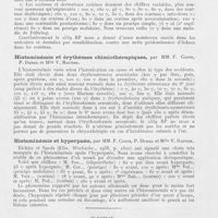 0080 - Page 78 - Société française de dermatologie et de syphiligraphie. Séance du 10 février 1944. L'histaminémie dans quelques dermatoses, par Mm. F. Coste, L. Marceron et B. Piguet (Recherches biologiques par M. J.-L. Parrot et Mlle Ratner) / Histaminémie et érythèmes chimiothérapiques, par Mm. F. Coste, P. Durel et Mlle Ratner / Histaminémie et hyperpnée, par Mm. F. Coste, P. Durel et Mlle Ratner