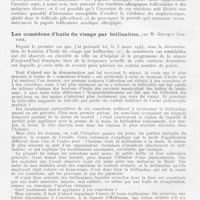 0318 - Page 302 - Société française de dermatologie et de syphiligraphie. Séance du 8 novembre 1945. Dermatoses digestives « à retardement ». Action de l'histamine, par Mm. A. Dósaux et H. Prétet / Les comédons d'huile du visage par Brillantine, par M. Georges Garnier