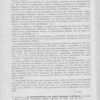 0048 - Page 44 - Analyses. 11a. — Dermatoses congénitales (Généralités). O. Von Verschuer. — Manuel d'Eugénique et hérédité humaine. Traduction de G. Montandon. Masson, Paris, 1943 / A. Touraine. — Introduction à l'étude de la génodermatologie. Rev. Médicale de Nancy, 1er avril 1942 / A. Touraine. — La génodermatologie (Son intérêt théorique et pratique). L'actualité dermat-vénéréol. L'éxpansion scientif. Française, éd. Paris, 1944
