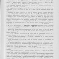 0063 - Page 59 - Analyses. 20ae. — Pénicillothérapie. – Penicillin treatment of syphilis (Pénicillothérapie de la syphilis). War department technical bulletin, 11 octobre 1944 / J. Velarde Thome. — Pénicillothérapie de la syphilis, d'après la prensa medica mexicana, 15 février 1945 / J. H. Stokes. — Penicillin in late syphilis (Pénicilline dans la syphilis tardive). American journal of syphilis, mai 1945