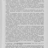 0107 - Page 99 - Analyses. 11n. — Tumeurs congénitales. A. Touraine. — La polyfibromatose héréditaire. Bulletin de l'académie de médecine. Séance du 13 février 1945 / H. Payenneville. — Les mélanoblastoses neuro-cutanées. Thèse, Paris 1944