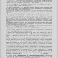0120 - Page 112 - Analyses. 18c. — Maladie de Nicolas-Favre (Complications) ;. F. Martin Lagos. — Consideraciones sobre un caso de apendicitis linfogranulomatosa (Considérations sur un cas d'appendicite lymphogranulomateuse). Medicina española, juin 1943 / C. E. Sonck. — Die augenaffektionen bei lymphogranuloma inguinale (Les affections oculaires du lymphogranulome inguinal). Acta Dermato-Venereologica, mars 1943