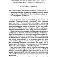 0310 - Page 310 - Mémoires et observations. Juillet 1840. Observation d'un grand nombre de taenias existant simultanément dans l'estomac, avec réflexions. Par le docteur J. Mongeal