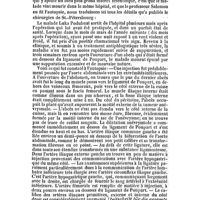 0110 - Page 102 - Revue générale. Pathologie et thérapeutique chirurgicales. Ligature de l'artère iliaque primitive (Autopsie un an après la guérison d'un anévrysme de l'artère iliaque externe qui a nécessité la). Obs. par le professeur Salomon, de Saint-Pétersbourg. / Fractures du col du fémur (Sur le diagnostic et la pathologie des) ; par M. Smith
