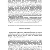 0130 - Page 122 - Bulletin. Nomination du médecin en chef de la maison royale de Charenton / Bibliographie. Dictionnaire de Médecine... par MM. Adelon, Béclard, Bérard, Biett, etc. Tome 22, Paris... Chez Béchet et Labé