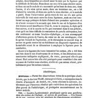 0507 - Page 498 - Revue générale. Pathologie et thérapeutique chirurgicales. Anévrysme du tronc brachio-céphalique (Ligature des artères carotide primitive et sous-clavière dans un cas d') ; obs. par M. Wickam. / Obstétrique. Dystocie