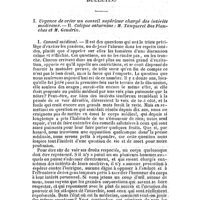 0516 - Page 507 - Bulletin. I. Urgence de créer un conseil supérieur chargé des intérêts médicaux. - II. Colique saturnine : M. Tanquerel Des Planches et M. Gendrin