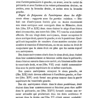 0212 - Page 212 - Mémoires et observations. Juin 1841. Mémoire sur les anévrysmes variqueux spontanés de l'aorte péricardique. Par le docteur Thurnam. Considérations anatomiques. / Degré de fréquence de l'anévrysme dans les différents sinus : rapports avec les parties voisines