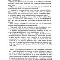0345 - Page 341 - Revue générale. Anatomie et physiologie. Fibres nerveuses des grenouilles (Sur la vitalité des), par Kölliker. / Rate (Pathologie expérimentale de la), par Jaschkowitz
