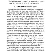 0533 - Page 529 - Mémoires originaux. Novembre 1857. Des injections d'acide carbonique dans le traitement des affections de l'utérus, et des troubles généraux qui peuvent en être la conséquence. Par le Dr Ch. Bernard..