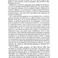 0611 - Page 607 - Revue des Thèses soutenues devant la Faculté de Médecine de Paris en 1856 et 1857. Maladies des femmes. Recherches sur l'état puerpéral et sur les maladies des femmes en couches, par Stéphane Tarnier ; 1857. De la métro-péritonite puerpérale et de son traitement par le sulfate de quinine à haute dose, par Félix Barbrau ; 1857. De la phlébite utérine puerpérale, par Henri Billoir ; 1857. De l'infection purulente et de l'infection putride à la suite de l'accouchement, par A. Dumontpallier ; 1857