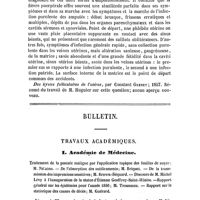 0612 - Page 608 - Revue des Thèses soutenues devant la Faculté de Médecine de Paris en 1856 et 1857. Maladies des femmes. De l'infection purulente et de l'infection putride à la suite de l'accouchement, par A. Dumontpallier ; 1857. / Des kystes folliculaires de l'utérus, par Constant Grenet ; 1857. / Bulletin. Travaux académiques. I. Académie de Médecine. Séance du 29 septembre