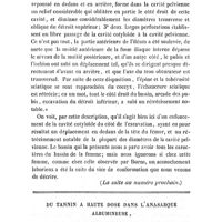0018 - Page 18 - Mémoires originaux. Janvier 1859. Déformation du bassin par cals difformes et par luxations accidentelles ou spontanées, non réduites, des os propres de cette cavité ou des os qui l'avoisinent. Par A. Lenoir... (La suite au numéro prochain.) / Du tannin à