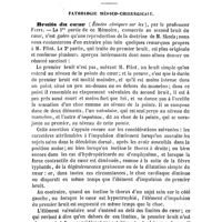 0093 - Page 93 - Revue générale. Pathologie médico-chirurgicale. Bruits du coeur (Études cliniques sur les), par le professeur Flint