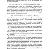 0218 - Page 218 - Revue critique. Des thèses soutenues en 1862-63, et récompensées par la faculté de médecine de Paris. Par F. Bricheteau et J. Meunier. Étude sur les mariages consanguins et sur les croisements dans les règnes animal et végétal, par Antony Chipault. / Des taches au point de vue médico-légal, par Hippolyte Gosse. / De la trachéotomie dans le cas de croup, par A. Pouquet