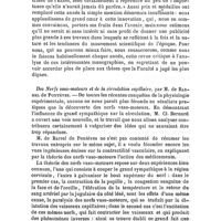 0079 - Page 79 - Revue critique. Des thèses soutenues en 1863-64, et récompensées par la faculté de médecine de Paris. / Des nerfs vaso-moteurs et de la circulation capillaire, par M. de Barrel de Pontèves
