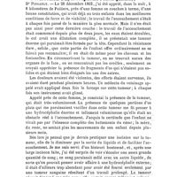 0613 - Page 613 - Revue générale. Pathologie médico-chirurgicale. Hématurie endémique (Sur l') du cap de Bonne-Espérance), par le Dr J. Harley. / Observation d'hydrocéphalie remarquable, par M. le Dr Pingault