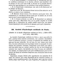 0624 - Page 623 - Bulletin. Sociétés savantes. II. Académie des sciences. Séance du 30 mars. / Séance du 6 avril. / III. Société d'hydrologie médicale de Paris