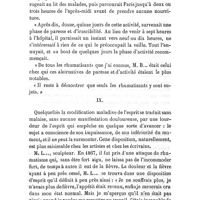 0315 - Page 315 - Mémoires originaux. Influence du rhumatisme sur le caractère. Recherches. Par le Dr Faure. VIII. / IX