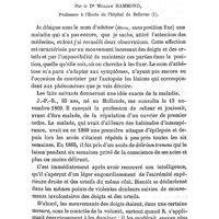 0329 - Page 329 - Mémoires originaux. De l'athétose. Par le Dr William Hammond..