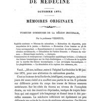 0385 - Page 385 - Mémoires originaux. Tumeurs gommeuses de la région inguinale. Par le professeur Verneuil