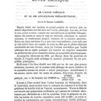 0450 - Page 450 - Revue critique. De l'acide phénique et de ses applications thérapeutiques. Par le Dr Ernest Labbée