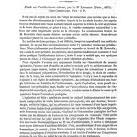 0511 - Page 511 - Index bibliographique. Etude sur l'uréthrotomie interne, par le Dr Reverdin (Paris, 1871). Chez Cherbuliez. Prix : 2 fr