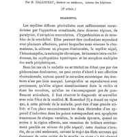 0565 - Page 565 - Mémoires originaux. Étude sur les myélites chroniques diffuses. Par H. Hallopeau... (3e article.)