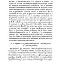 0598 - Page 598 - Revue critique. L'infection purulente à l'académie de médecine. Par Henri Rendu.... § 2. — Nature et conditions de propagation de l'agent infectieux / § 3. — Rapports de la fièvre traumatique avec l'infection putride et l'infection purulente