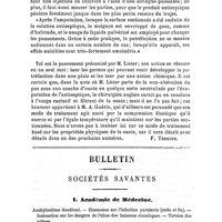 0616 - Page 616 - Revue générale. Pathologie chirurgicale. / Bulletin. Sociétés savantes. I. Académie de Médecine