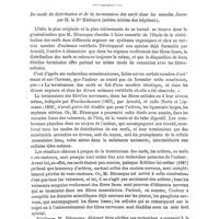 0763 - Page 763 - Index bibliographique. Du mode de distribution et de la terminaison des nerfs dans les muscles lisses, par M. le Dr Hénoque (ancien interne des hôpitaux)