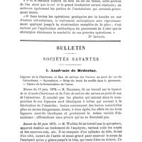 0230 - Page 230 - Revue générale. Pathologie médico-chirurgicale. Du traitement chirurgical de la coxalgie, par le Dr Annandale (Edinburgh med. Journal, janvier et février 1876) / Bulletin. Sociétés savantes. I. Académie de Médecine