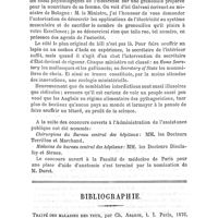 0250 - Page 250 - Variétés / Bibliographie. Traité des maladies des yeux, par Ch. Abadie. t. I. Paris, 1876. Librairie O. Doin...