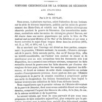 0723 - Page 723 - Revue critique. Histoire chirurgicale de la guerre de sécession aux États-Unis (Suite.). Par le Dr S. Duplay