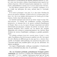 0617 - Page 614 - Revue analytique. Les effets de l'artério-sclérose sur le coeur, par Robert B. Preble (Medicine, Détroit, juillet 1897). / Un cas d'anémie profonde, probablement d'origine gastro-intestinale, par Augustus A. Eshner (The Philadelphia Polyclinic, mars 1897)