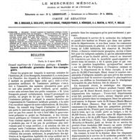 0113 - Page 109 - Sommaire. / Bulletin. Conseil supérieur de l'Assistance publique : L'assistance médicale gratuite dans les campagnes
