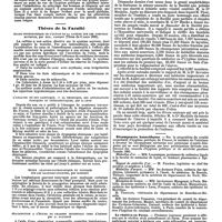 0124 - Page 120 - Bibliographie. Élimination de l'acide salicylique suivant les divers états des reins. Ses transformations dans l'économie, son action sur les principaux éléments de l'urine, par Mlle G. Chopin. - Thèse de Paris, 1889. O. Doin. / Thèses de la Faculté. Étude physiologique de l'action de la caféine sur les fonction motrices, par eug. Parisot (Thèse du 6 mars 1890). / L'analyse du suc gastrique. - Sa technique, ses applications cliniques et thérapeutiques, par G. Lyon. / Étude anatomo-pathologique et clinique sur les salpingo-ovarites, par Mordret. / Contribution à l'étude du charbon intestinal chez l'homme par G. Bouisson. / Variétés. Séance annuelle de la Société protectrice de l'enfance. / Récompenses honorifiques. / Le choléra en Perse
