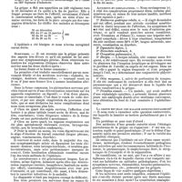 0153 - Page 149 - Travaux originaux. La grippe au 145e régiment d'infanterie (Maubeuge), par M. le Dr Dubrulle, ..