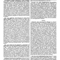 0168 - Page 164 - Revue des journaux. Dermatologie. De quelques lésions cutanées à forme multiple et à siège variable déterminées par le même parasite, par Eraud. / Sur une épidémie d'érythèmes au cours de la fièvre typhoïde, par Hutinel et Martin de Gimard. / Sur une forme de la gangrène successive et disséminée de la peau ; l'urticaire gangréneuse, par Renaut (de Lyon). / Ichthyose linéaire névropathique (Icthyosis linearis neuropathica), par F. Peterson. / Eczéma à la suite d'applications mercureilles (Two cases of eczema mercurielles (Two cases of eczema mercuriale from the application of Scott's dressing), par F. Shepherd. / Médecine. Sclérème des nouveau-nés (Remarks on sclerema and oedema neonatorum), par Ballantyne. / Sur un cas de malformation du coeur, par C. Audry et E. Lacroix