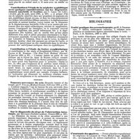 0169 - Page 165 - Revue des journaux. Médecine. Sur un cas de malformation du coeur, par C. Audry et E. Lacroix. / Contribution à l'étude de la néphrite syphilitique avec quelques consiidérations sur les dégénérescences amyloïde et hyaline, par C. Leroy (de Lille). / Contribution à l'étude du Goître exophatalmique (A contribution to the study of Exophtalmic Goître), par M. Graeme et M. Hammond. / Chirurgie. Tumeurs nerveuses du sein (Neurotic tumors of the breast), par P. Fowler. / Sur le diagnostic du siège de l'obstruction intestinale, par Bouveret. / Mort par le chloroforme. - (The cause of death from chloroform), par C. Wood et H. Hare. / Bibliographie. Traité pratique des accouchement, par M. A. Charpentier, 2e édition, entièrement refondue, 2 volumes avec planches et nombreuses figures intercalées dans le texte. - Paris, J.-B. Baillière, 1889 et 1890. / L'anatomie des maîtres